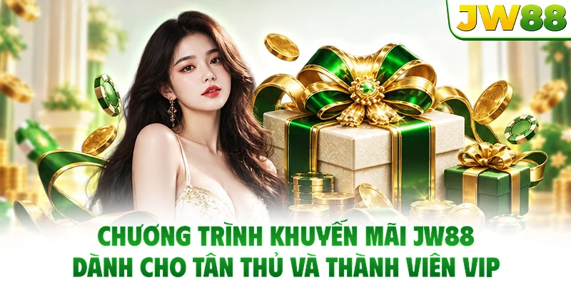 Chương trình khuyến mãi JW88 dành cho tân thủ và thành viên VIP