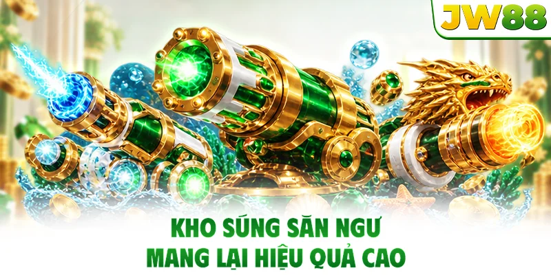 Kho súng săn ngư mang lại hiệu quả cao