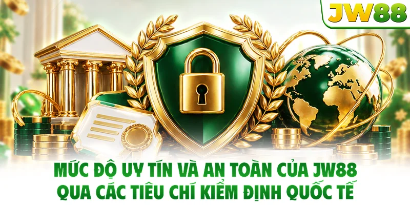 Mức độ uy tín, an toàn của JW88 qua các tiêu chí kiểm định quốc tế
